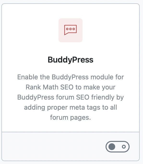 BuddyPress Module
