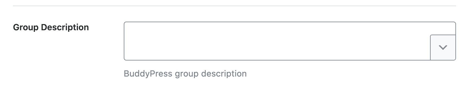 Group description