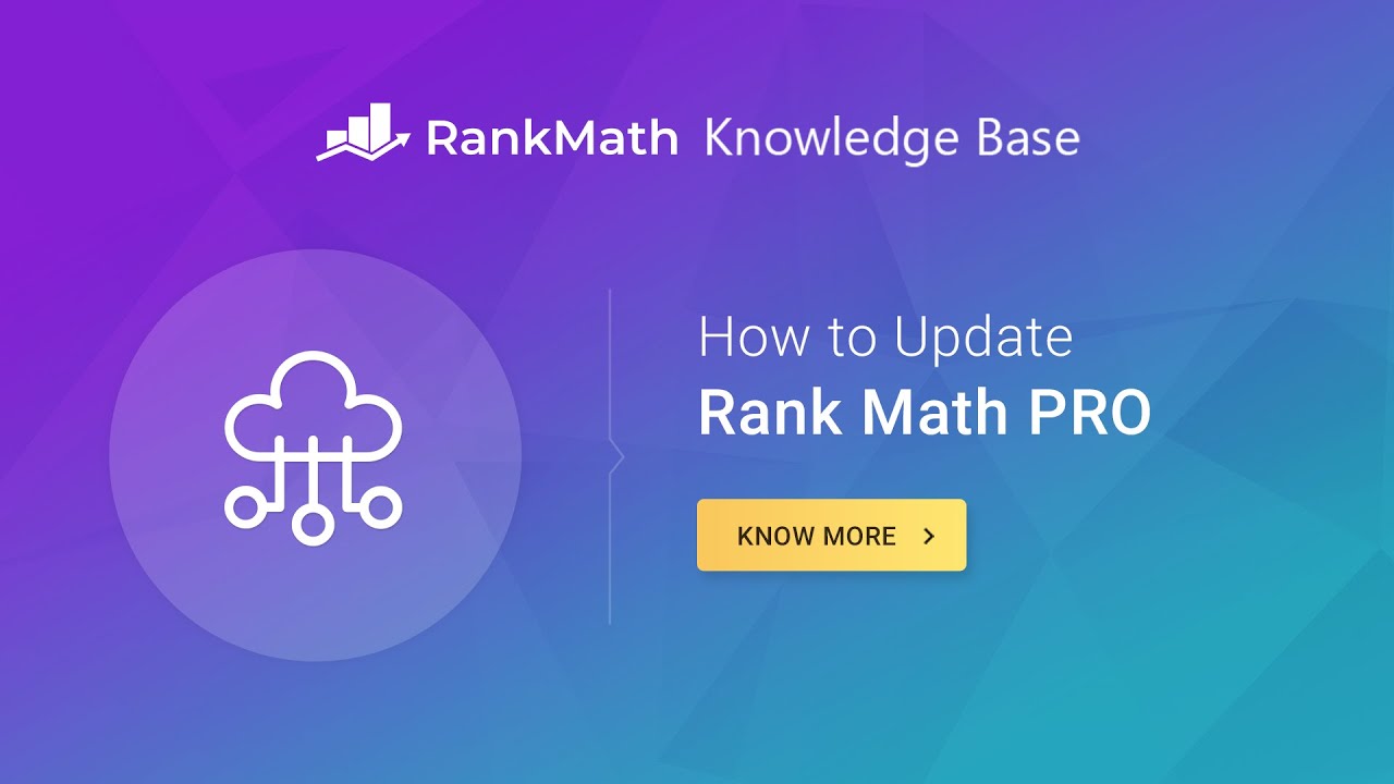 How to Update Rank Math PRO