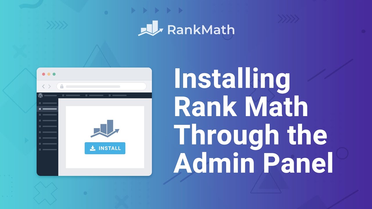Installing Rank Math Through the Admin Panel -  Rank Math SEO
