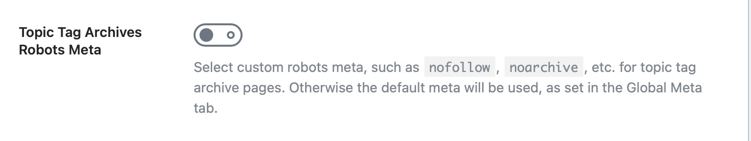 Topic tag archives robots meta
