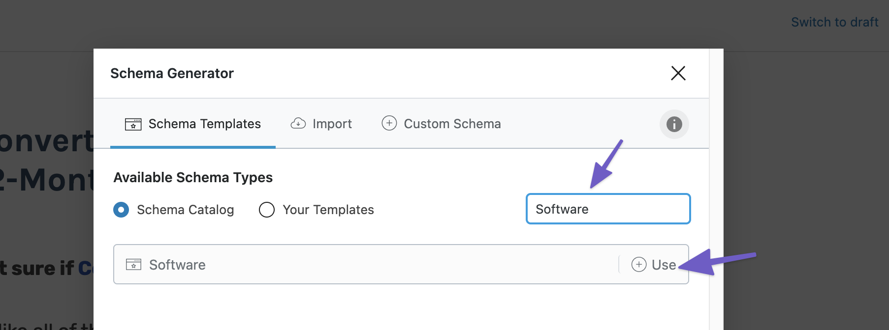 Rank Math Software Schema